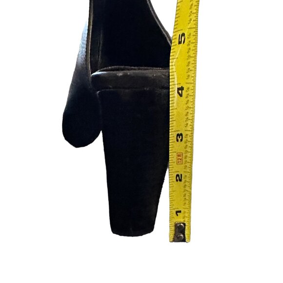 π 2/$30 π Black Bootie Heels with Ankle Strap Calvin Klein Sz 6.5 - Picture 5 of 5